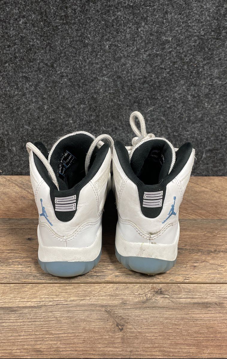Nike Air Jordan 11 Retro Legend Blue White Kids Sneakers Size 12C
