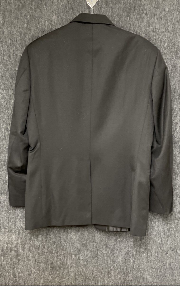 Kilburne & Finch Men's Black Wool Blend Two Button Blazer Jacket Sz 38S