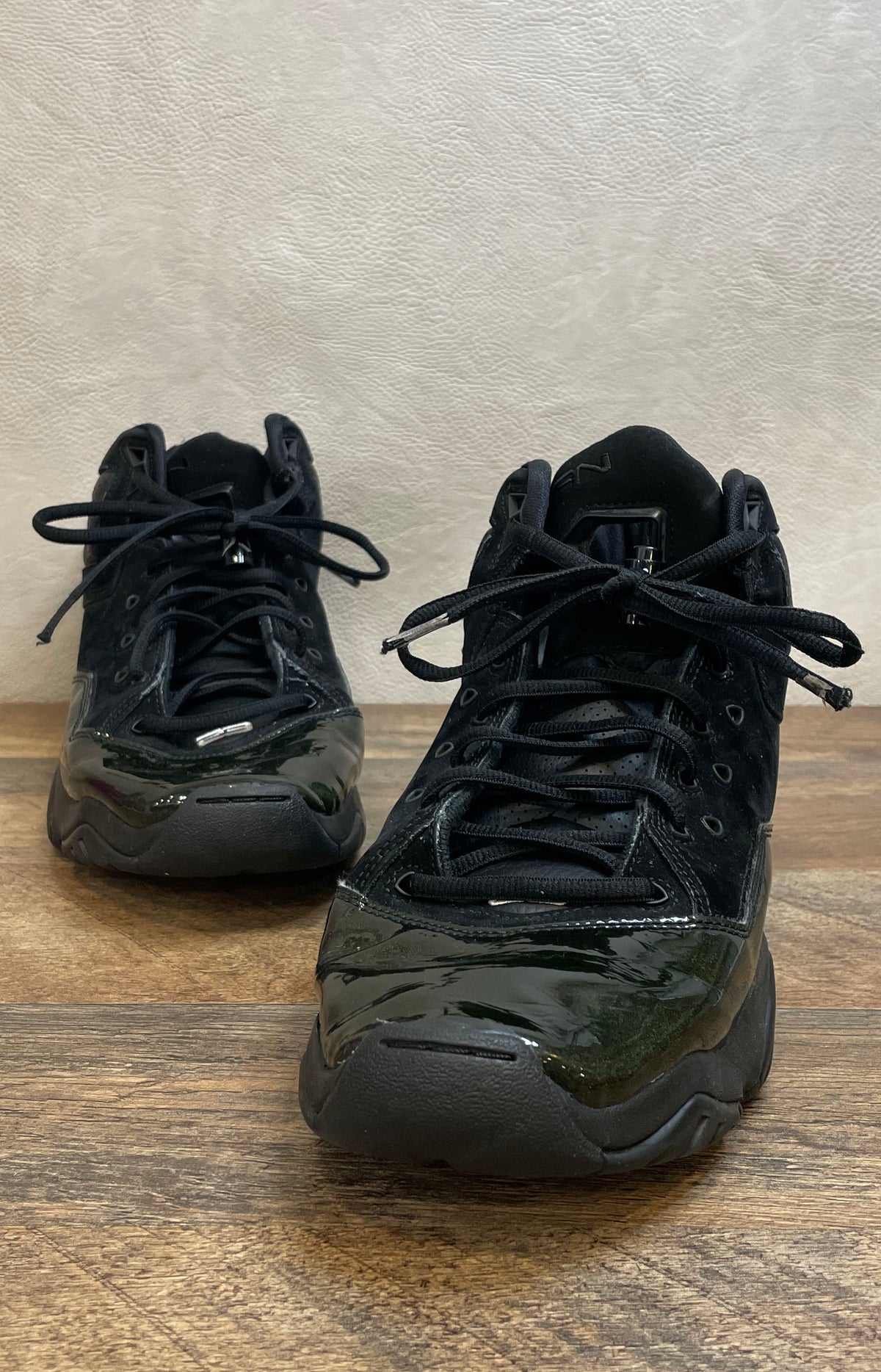 Nike Jordan True Flight Triple Black Basketball Shoes Men's Size 9.5