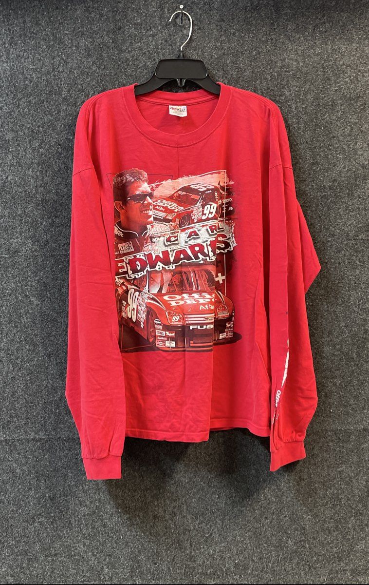 2000s NASCAR Carl Edwards #99 Office Depot L/S Shirt Chase Authentics Sz 2XL