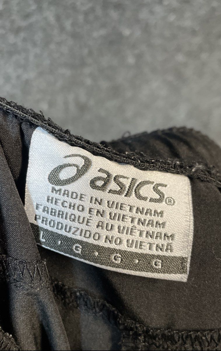 Asics Men's Black Running Training Shorts Reflective Logo Back Zip Pocket Sz L