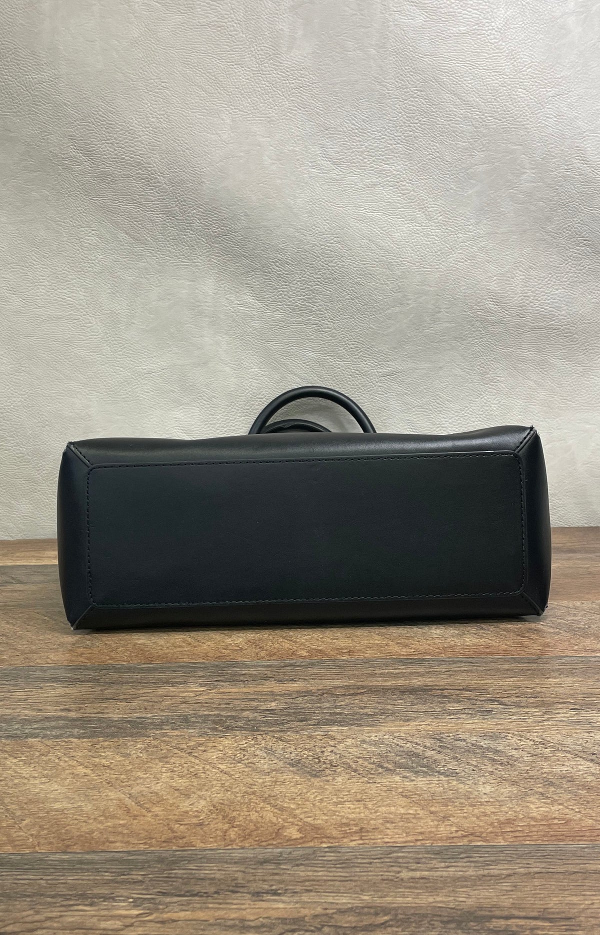 Michael Kors Black Pebbled Leather Reed Belted Satchel Crossbody Bag