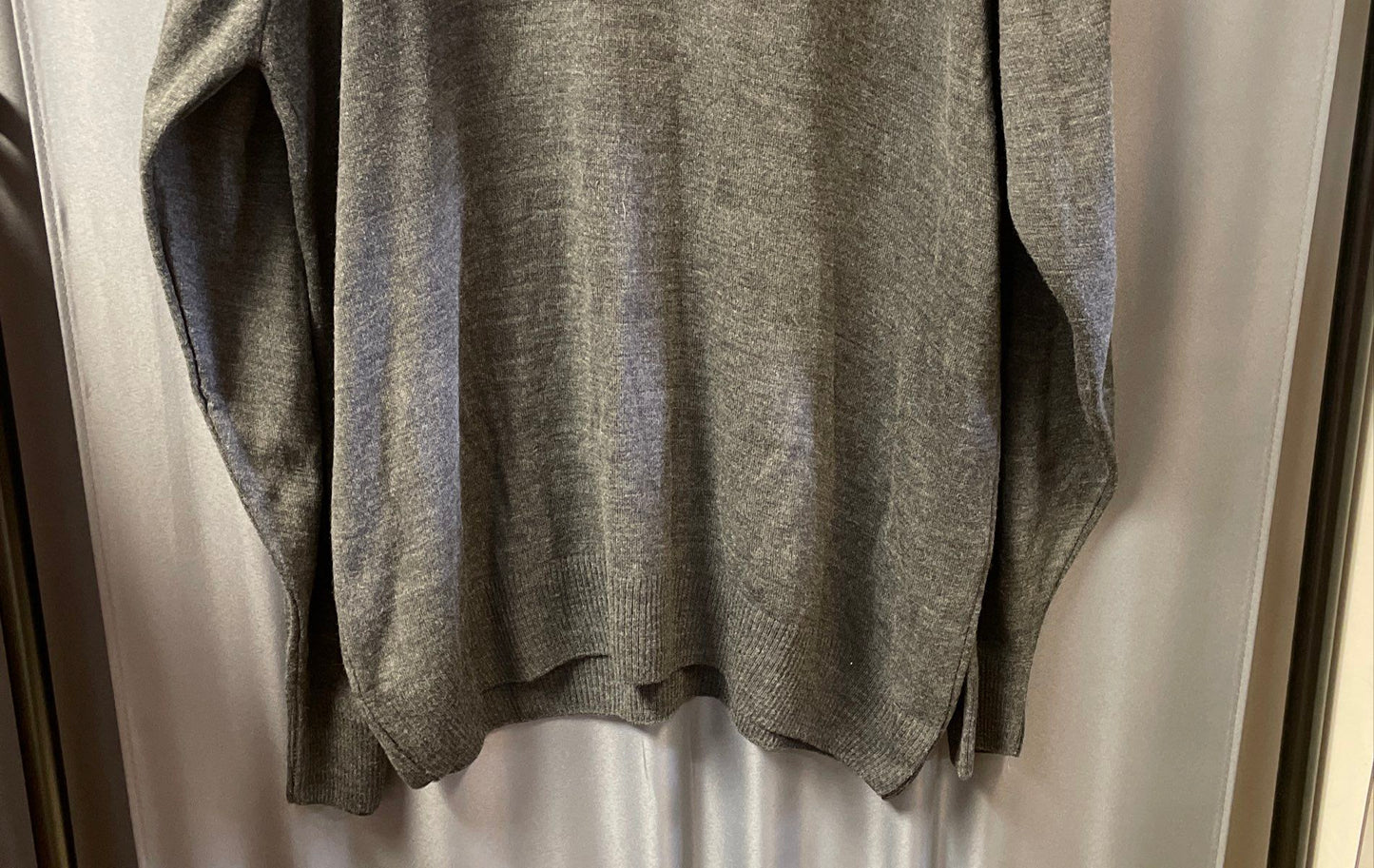 Dolce Roma Men's Charcoal Gray Wool Blend Turtleneck Sweater NWT Sz 2XL