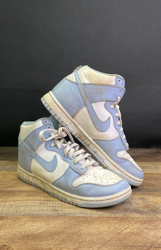 Nike Dunk High Aluminum White Women's High Top Sneakers Size 10