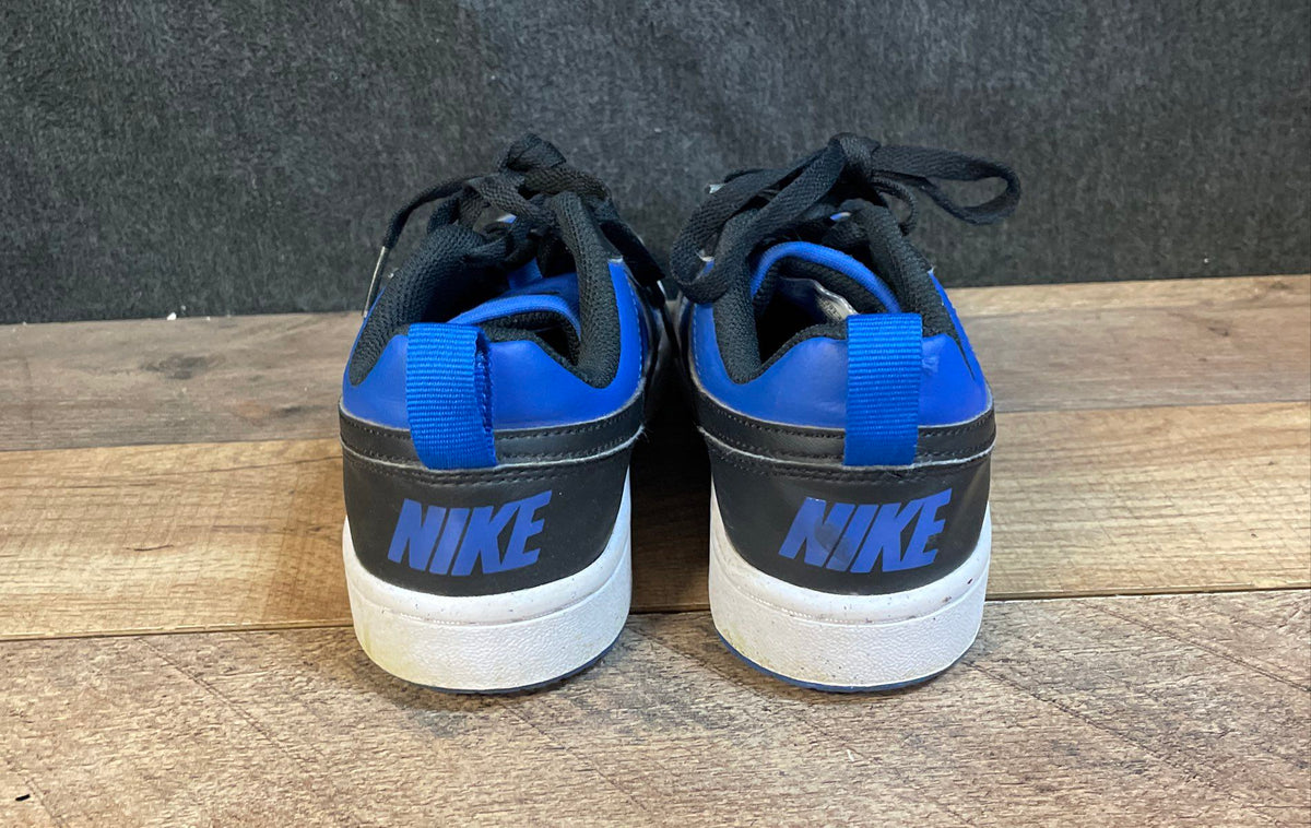 Nike Court Borough Low Recraft Game Royal Black Youth Sneakers Size 4.5Y