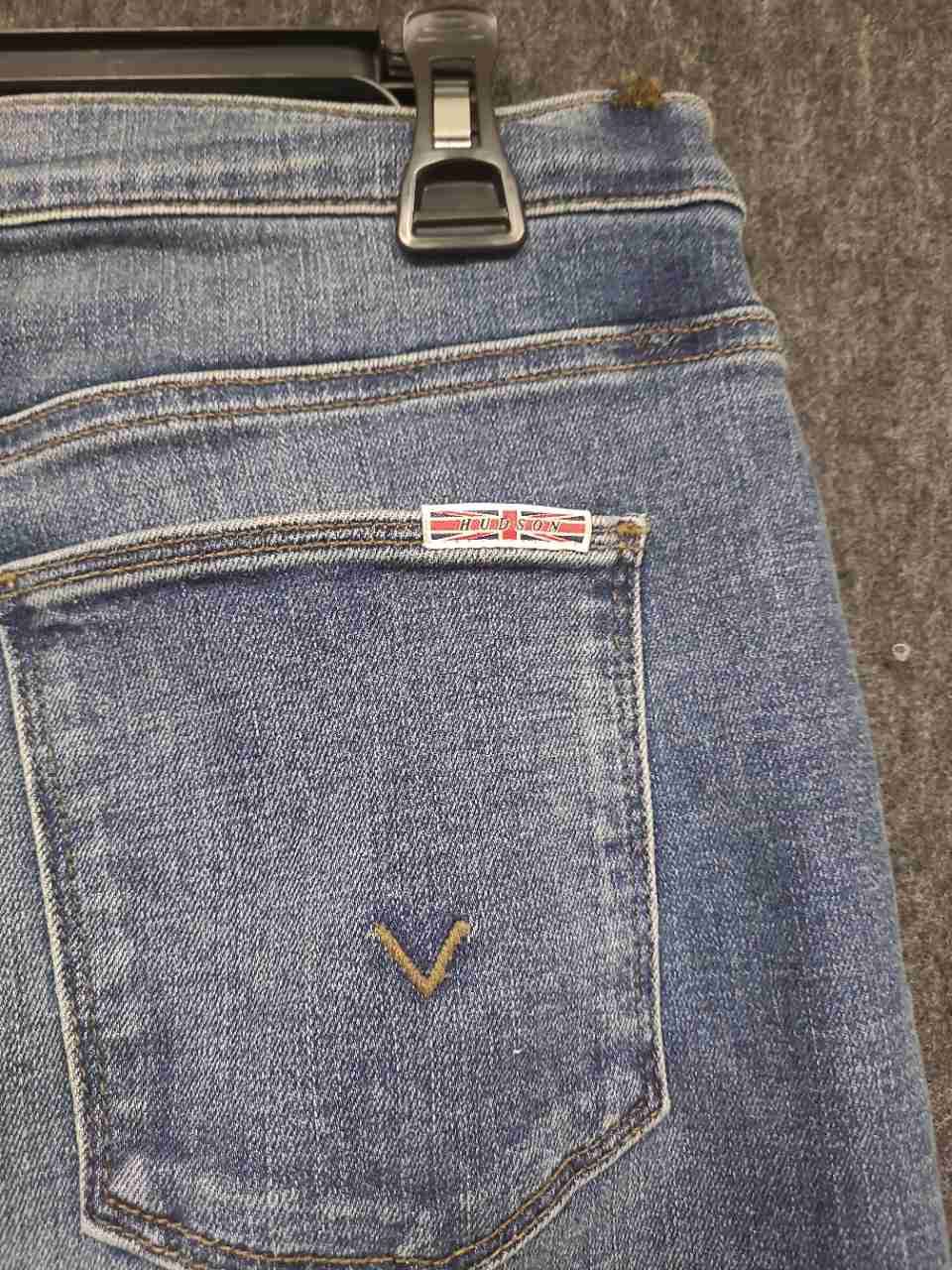 Hudson Women's Blair High-Rise Skinny Jeans Blue Medium Wash Sz 29