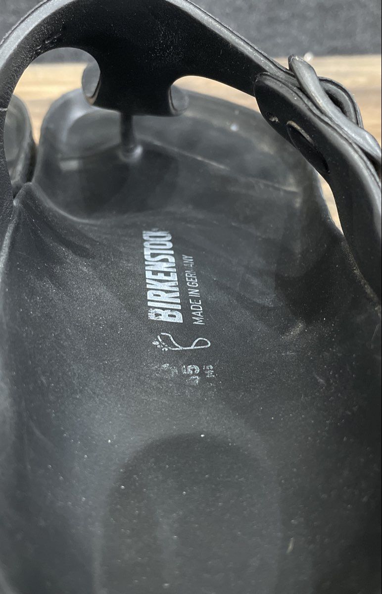 Birkenstock Gizeh EVA Black Waterproof Thong Sandals Size 38