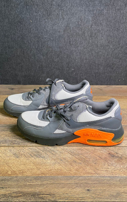 Nike Air Max Excee Dark Grey Bright Mango Orange Men's Sneakers Size 10