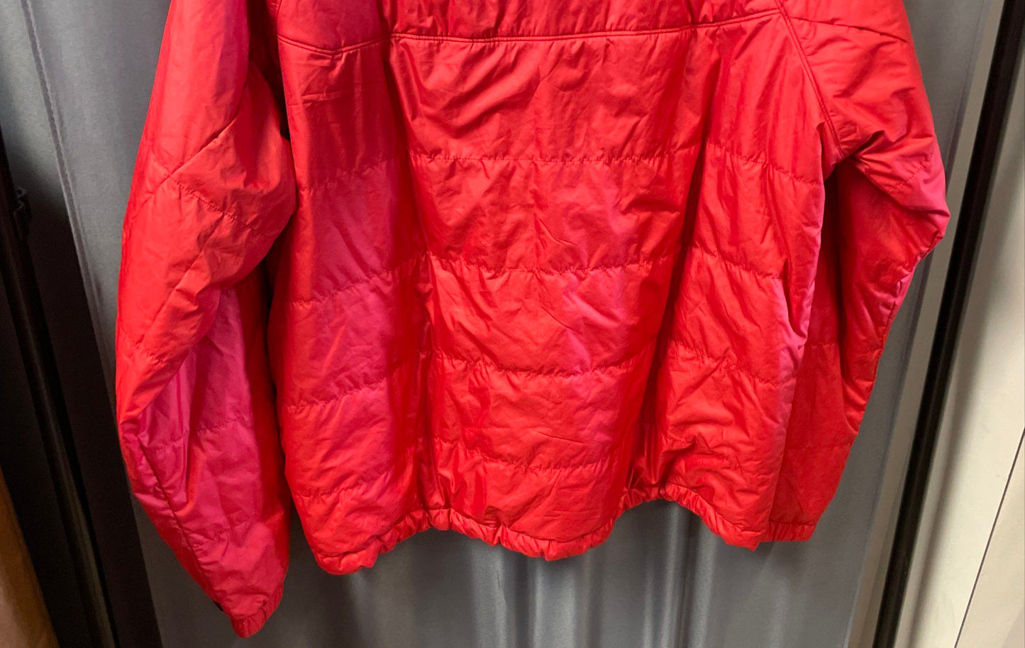 Columbia Men's Red Interchange Quilted Puffer Jacket Full Zip Insulated Sz XL