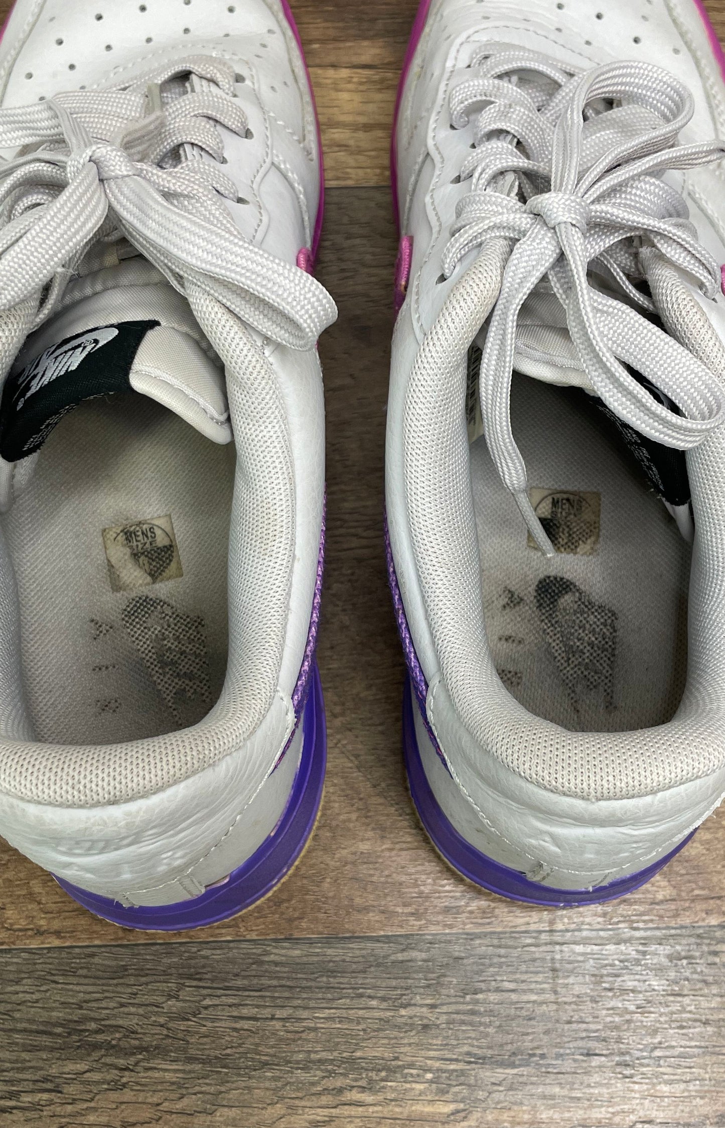 Nike Air Force 1 '07 LV8 Low Hyper Grape White Purple Men's Size 9