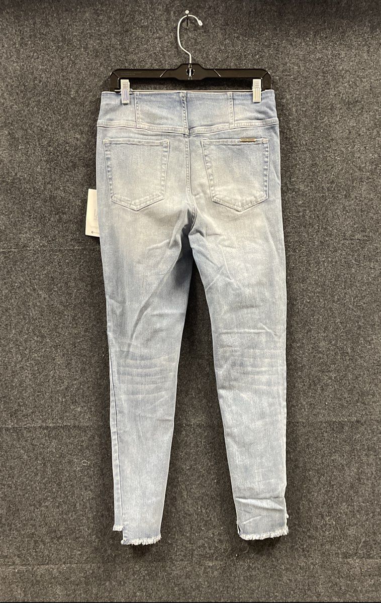 Carve Designs Women's Alma Jeans Beach Blue High Rise Skinny Raw Hem NWT Sz 6
