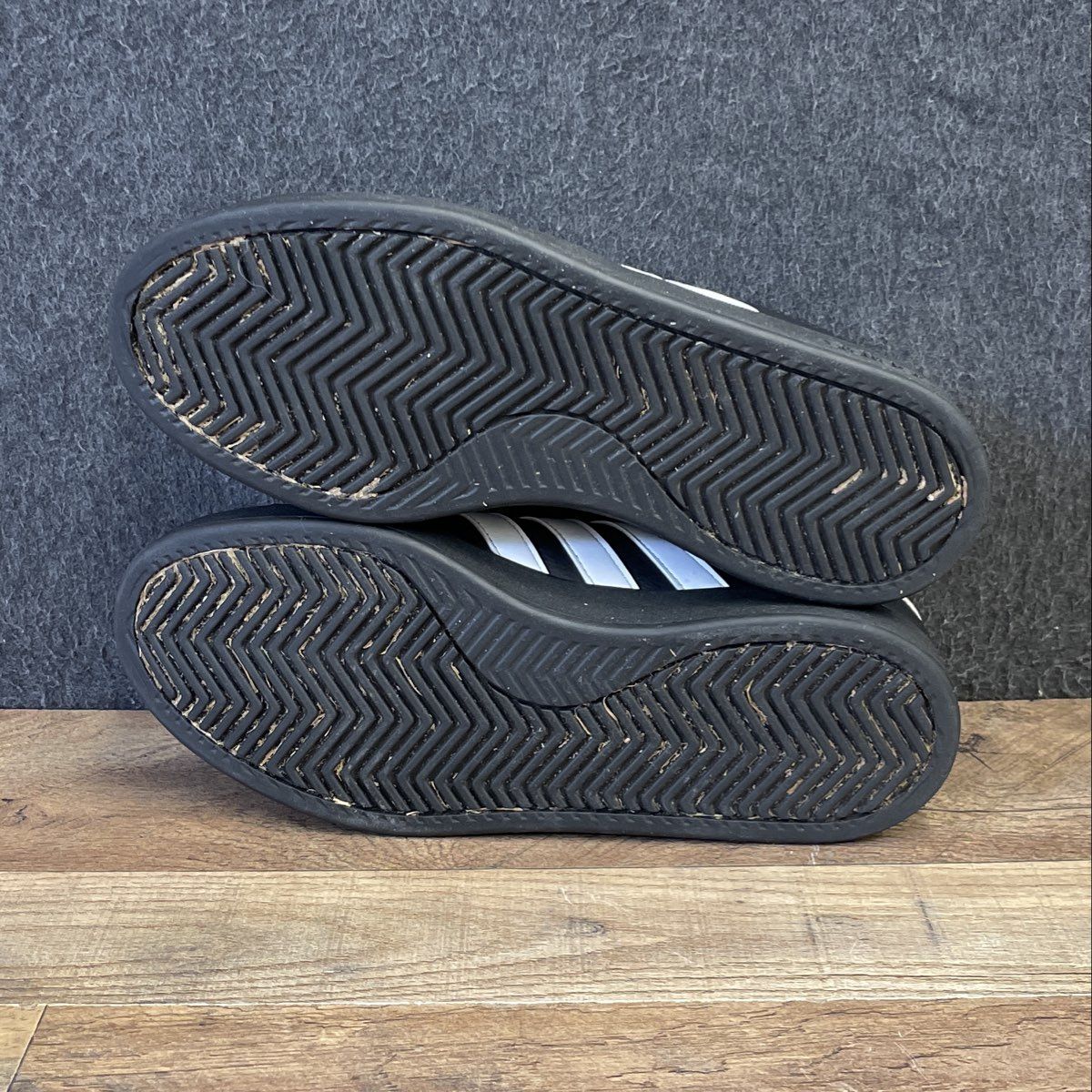 Adidas Grand Court Base 2.0 Black White Lifestyle Sneakers Men's Size 8