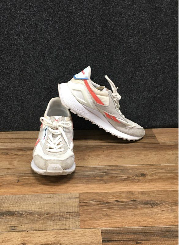 Reebok Legacy 83 Chalk Alabaster Future Teal Sneakers Women's Size 8.5