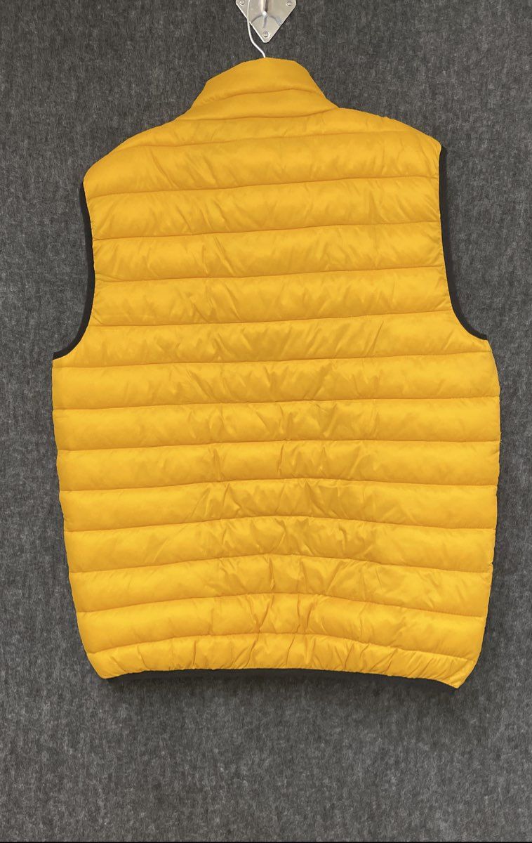 U.S. Grand Polo Equipment & Apparel Men's Yellow Packable Puffer Vest Sz L