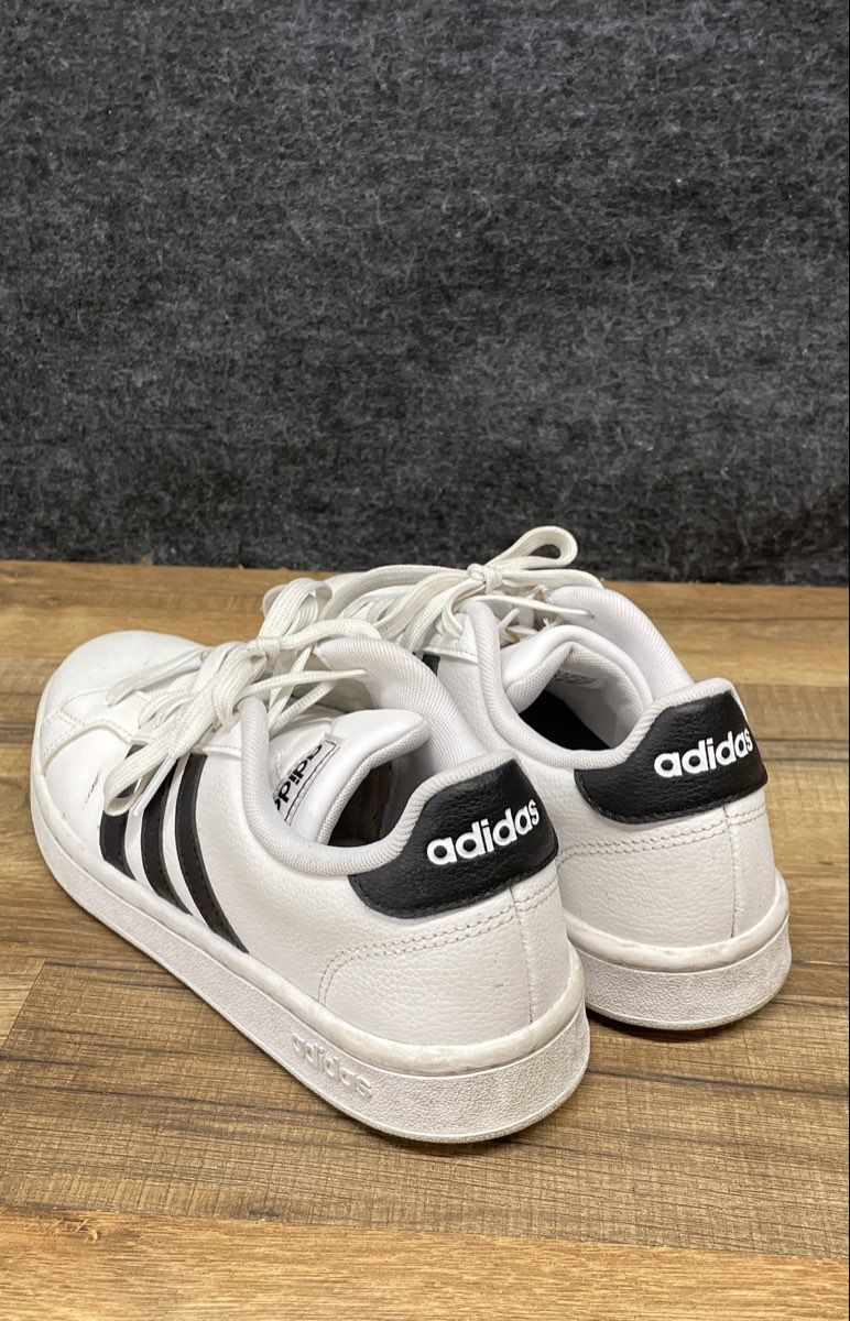 Adidas Grand Court White Black Sneakers Women's Size 7