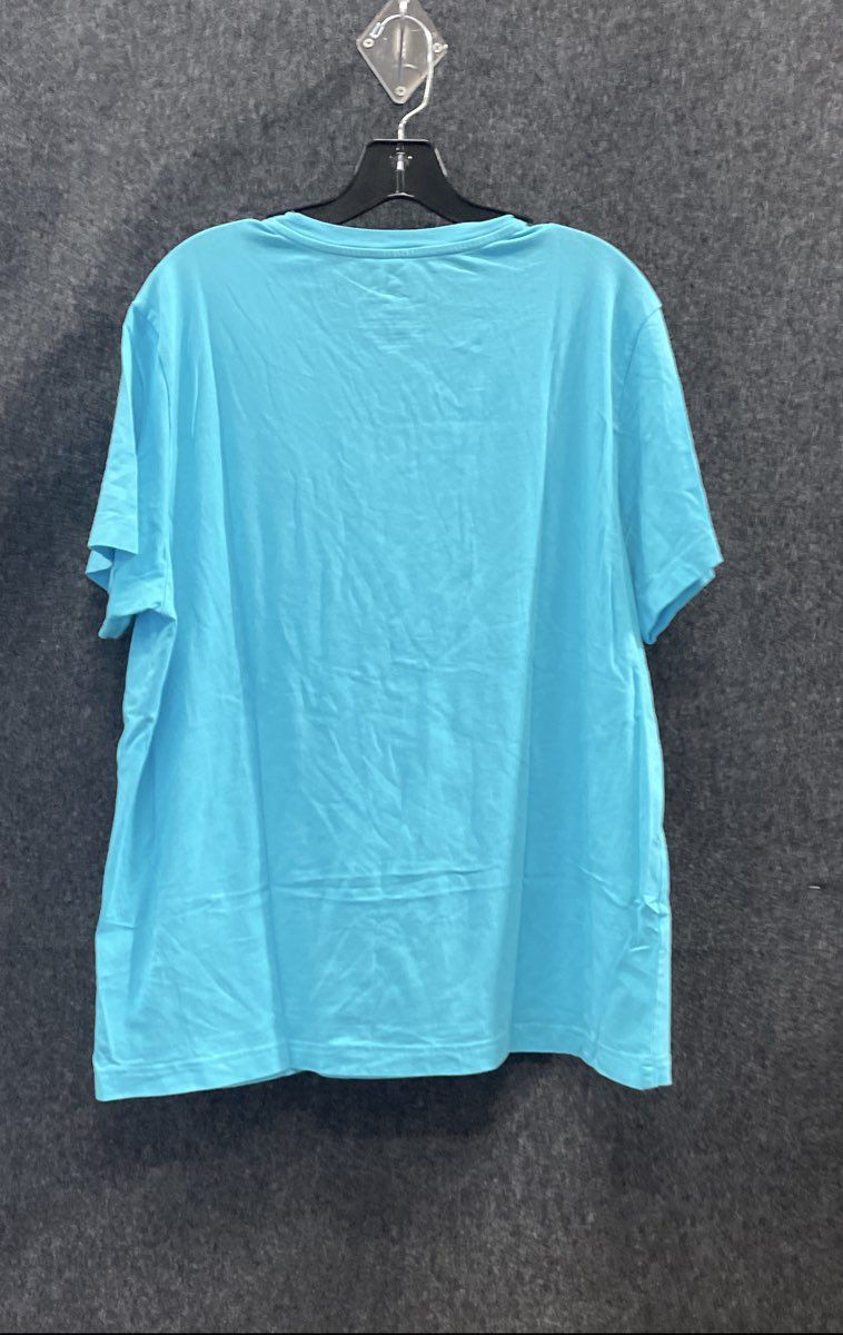 Tommy Bahama Men's Blue Short Sleeve Embroidered Marlin Logo T-Shirt Sz L