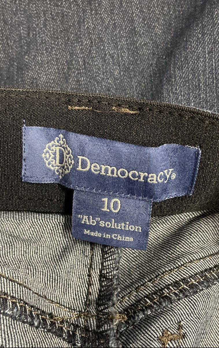 Democracy Women's Ab solution Skinny Jeans Dark Blue Stretch Wash Sz 10