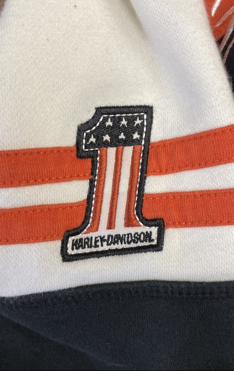 Harley-Davidson Genuine Motorclothes Embroidered Zip Hoodie Jacket Sz M
