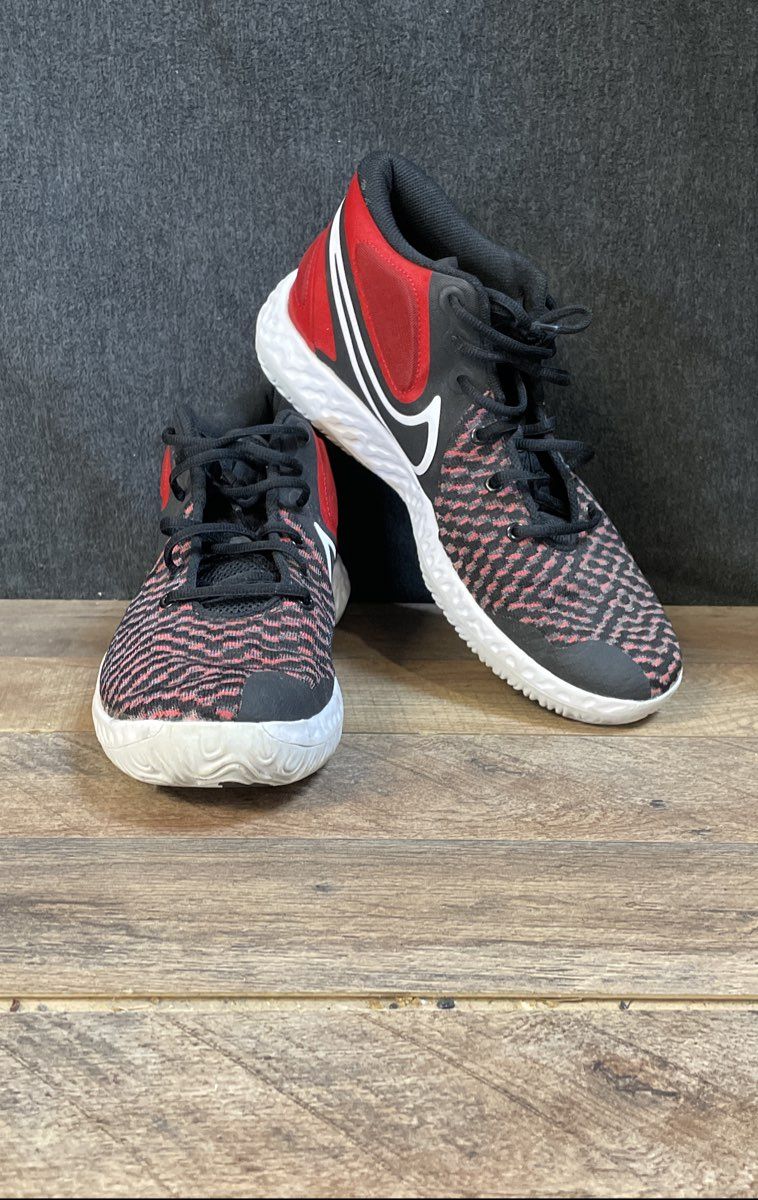 Nike KD Trey 5 VIII Black University Red White Basketball Shoes Size 12