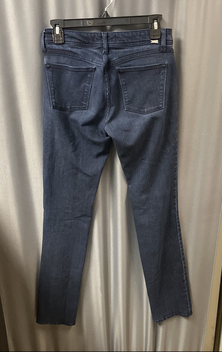 DL1961 Women's Coco Curvy Straight Jeans Dark Indigo Tencel Lyocell Sz 27