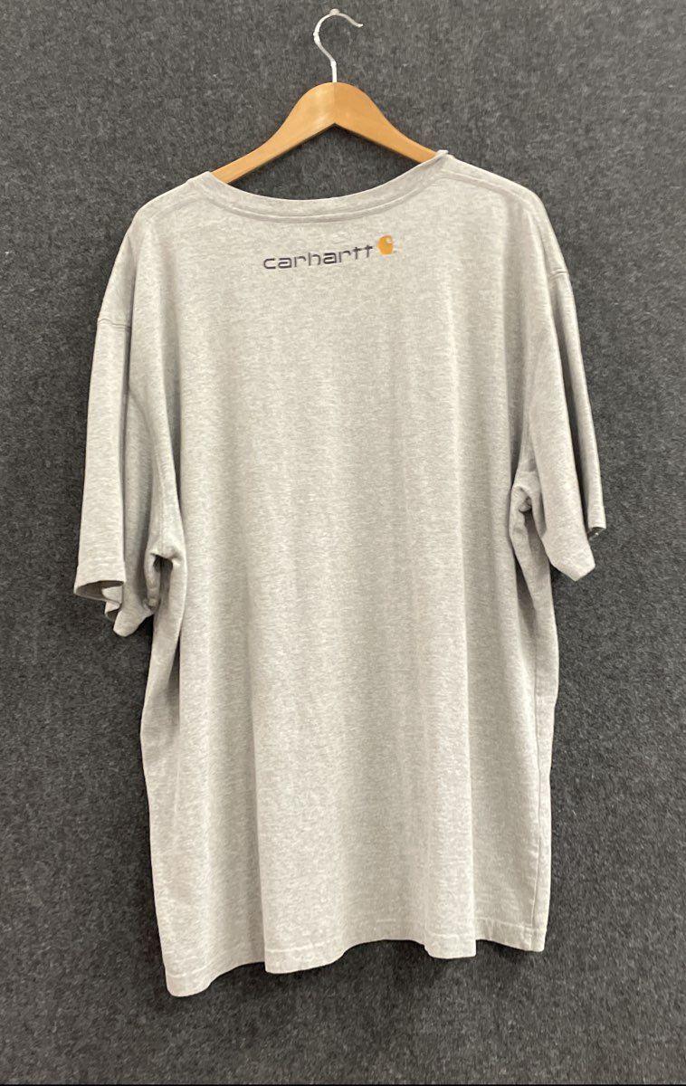 Carhartt Men's Heather Gray Original Fit Graphic Logo T-Shirt Sz XL