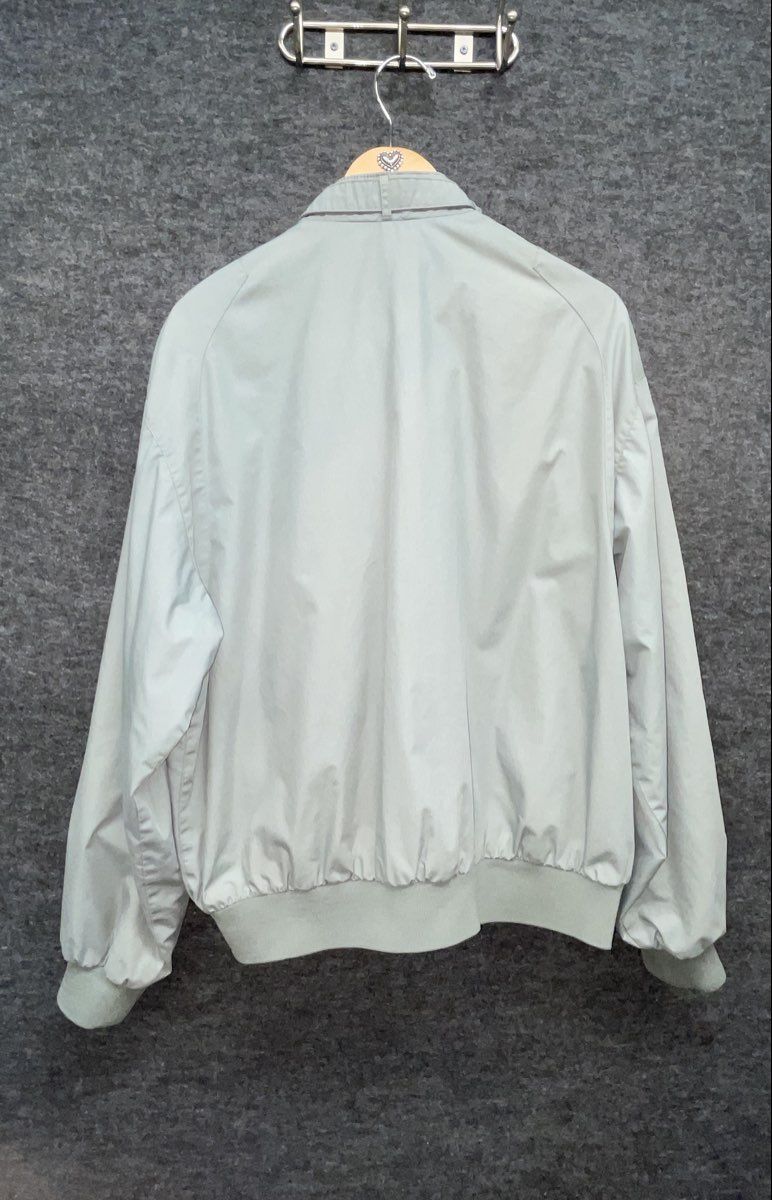 Vintage 80s Members Only Iconic Racer Jacket Bomber Gray Epaulets Sz L