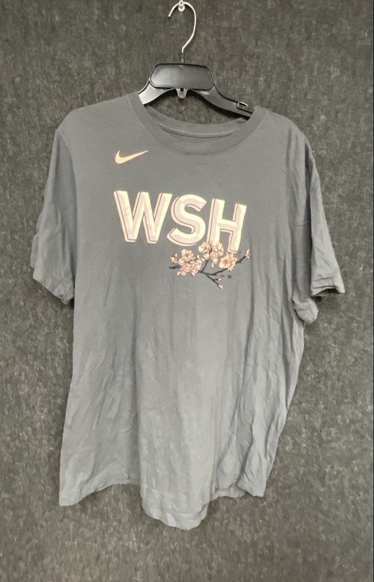 Nike Men's Gray Washington Nationals City Connect Strasburg 37 Shirt XL
