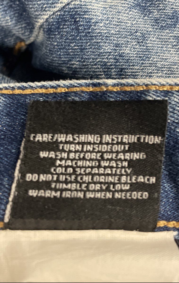 RSQ Men's Seattle Skinny Tapered Jeans Light Blue Acid Wash Distressed 32x30