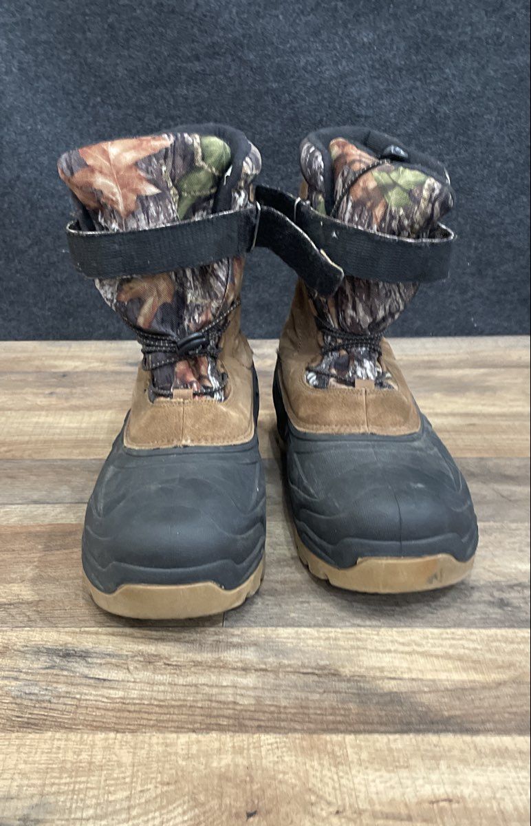 Ozark Trail 200g Thinsulate Brown Camo Insulated Winter Boots Men's Size 10