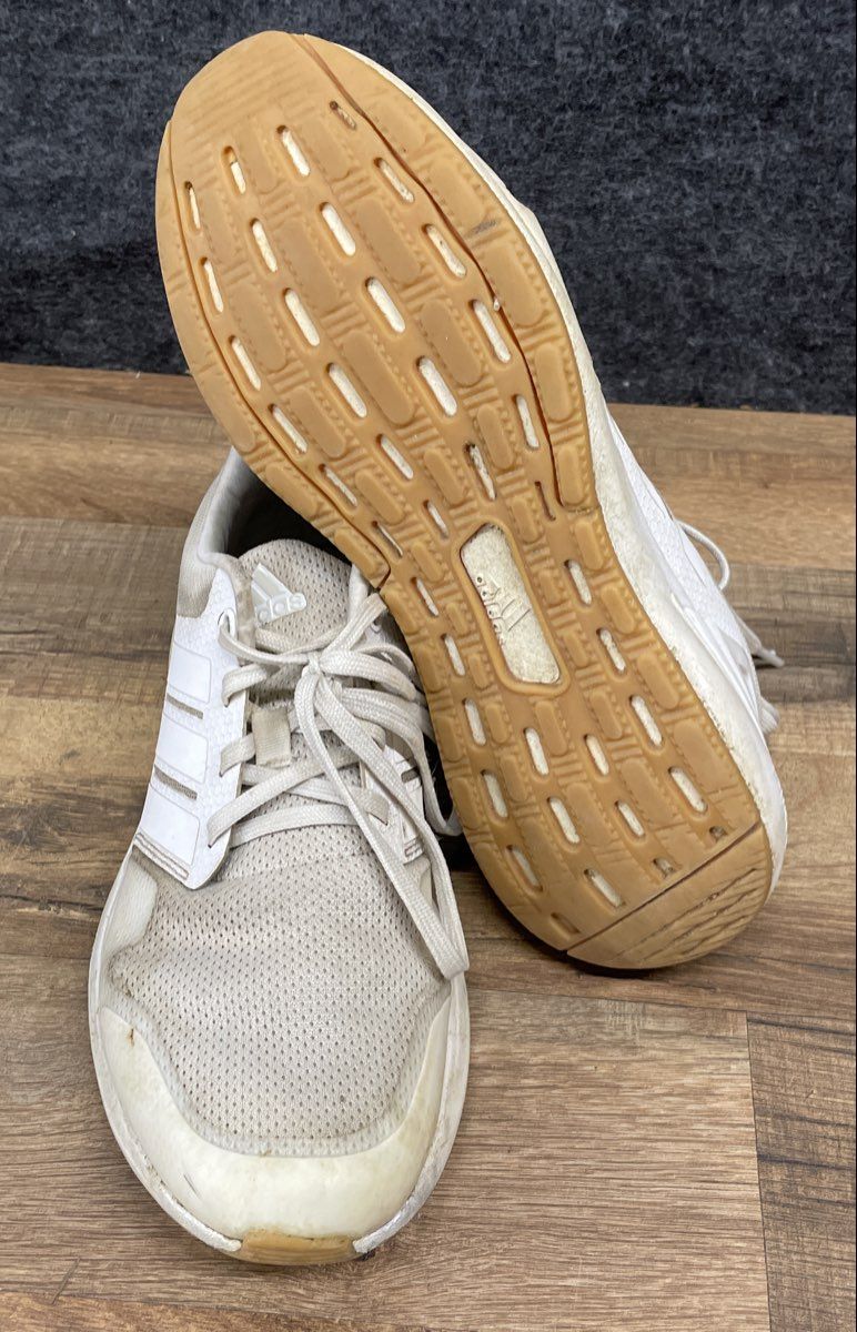 Adidas RapidaSport Bounce White Kids Running Sneakers HP6129 Size 5