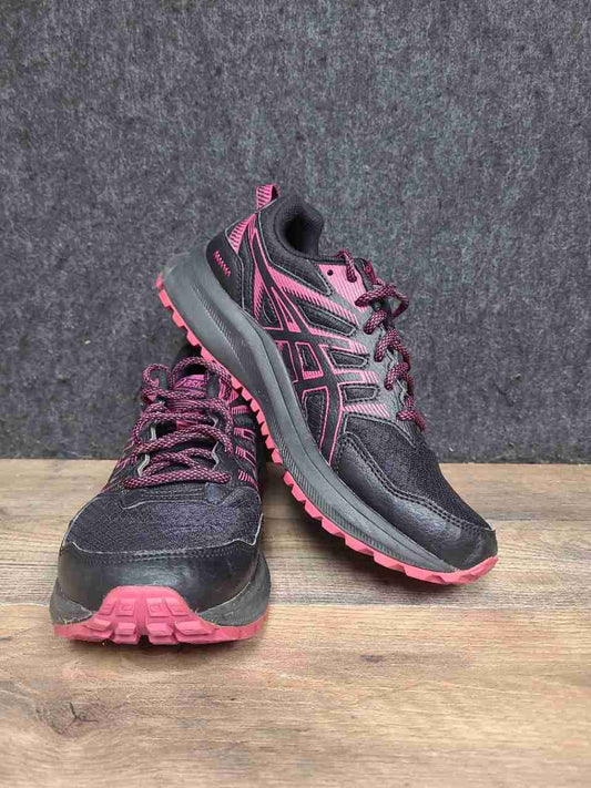 ASICS Gel-Excite 8 Trail Black Pink Women's Trail Running Shoes Size 9