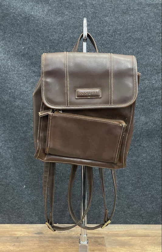 Rosetti Dark Brown Faux Leather Mini Backpack Small Rucksack
