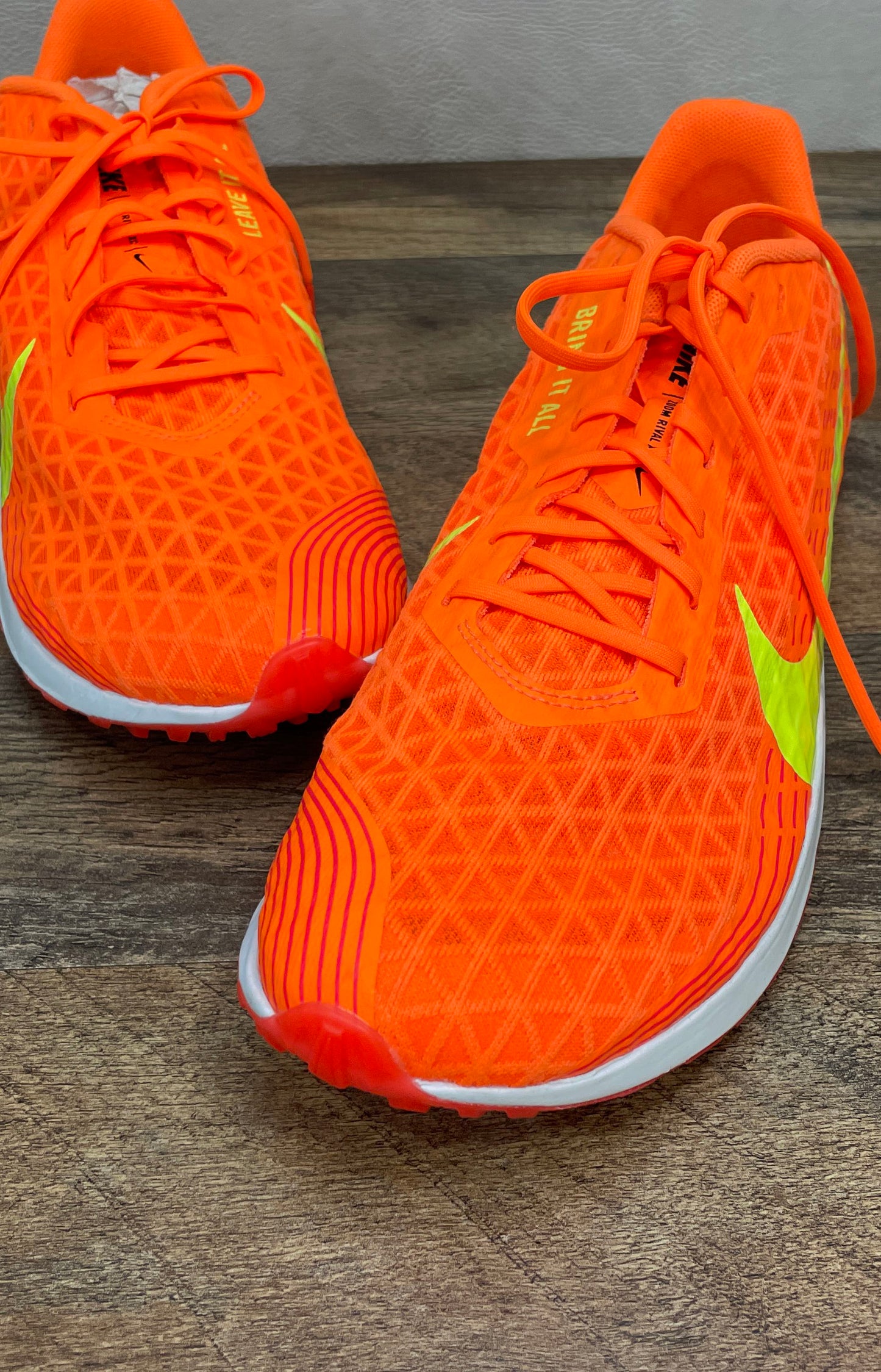 Nike Zoom Rival XC 5 Orange Volt Cross Country Running Shoes Men's Size 11.5