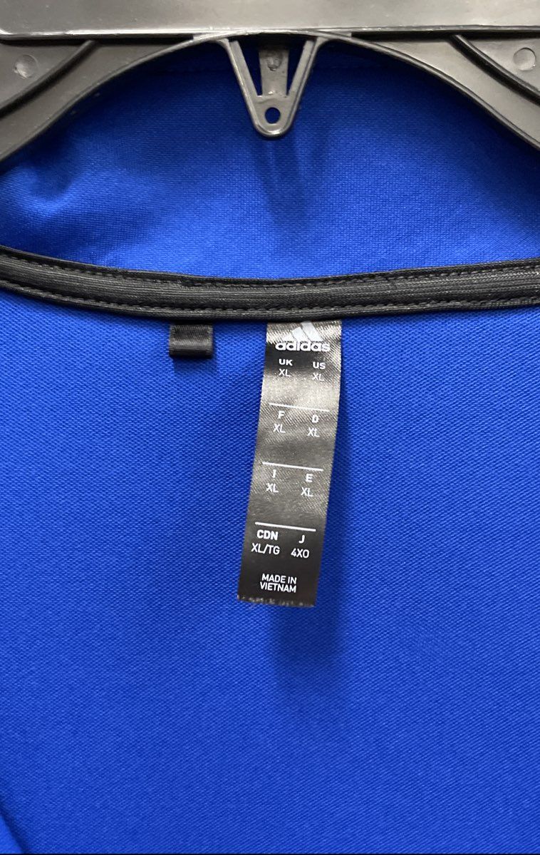 Adidas Men's Royal Blue Yuengling Flight Beer Logo 1/4 Zip Pullover Sz XL