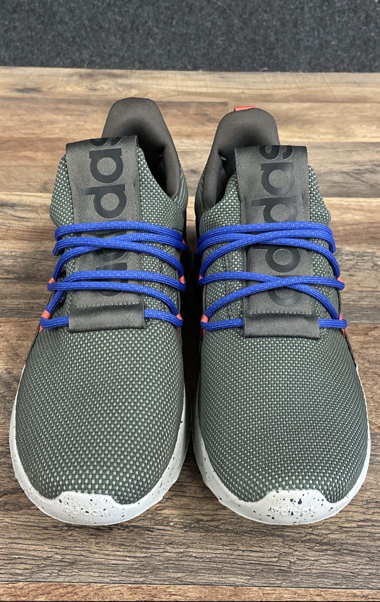 Adidas Questar Flow NXT Olive Green Grey Blue Running Sneakers Men's Size 10