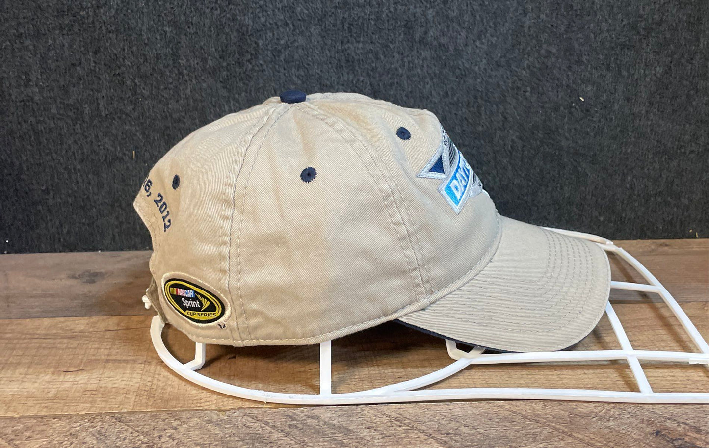 NASCAR Daytona 500 Hat 54th Annual 2012 Beige Adjustable Racing Baseball Cap