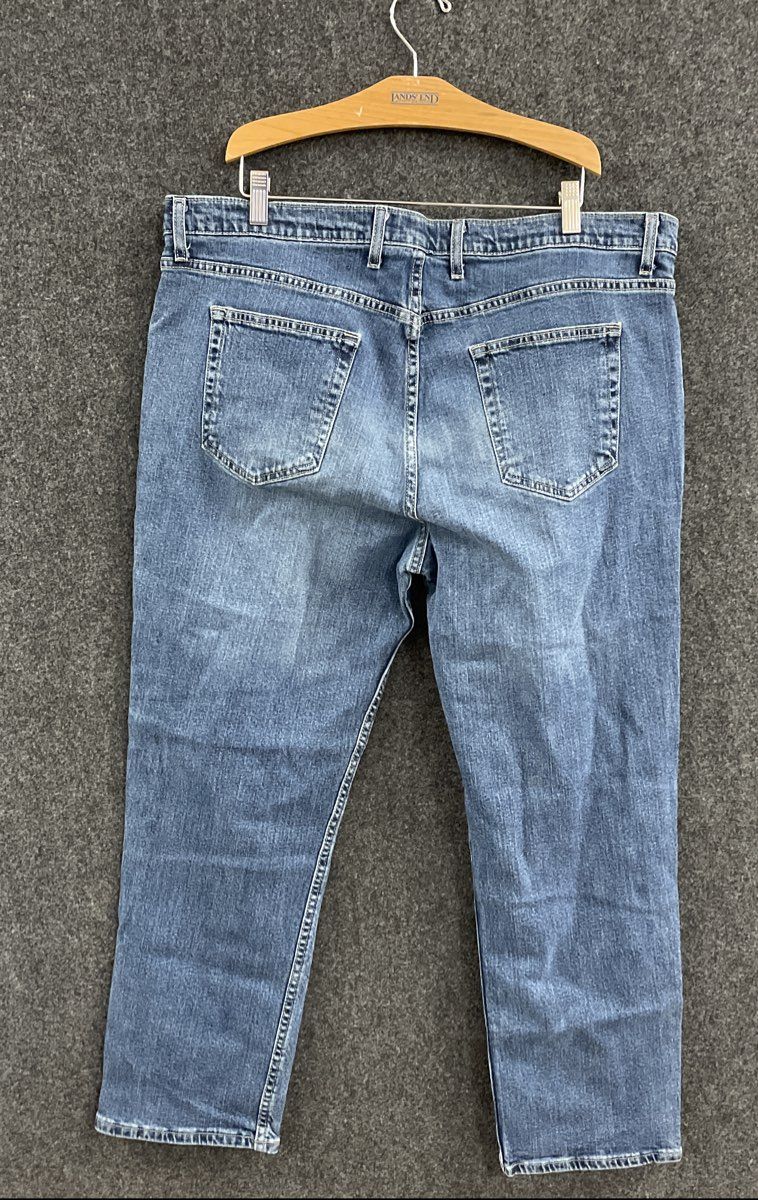 Saddlebred Men's Blue Tapered Fit Denim Jeans Sz 40x30