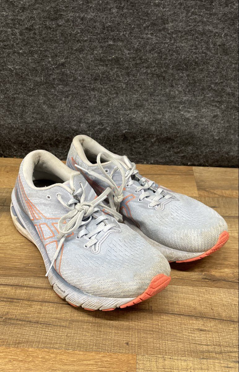 Asics GT-2000 10 Light Blue Orange Women's Running Shoes Size 9