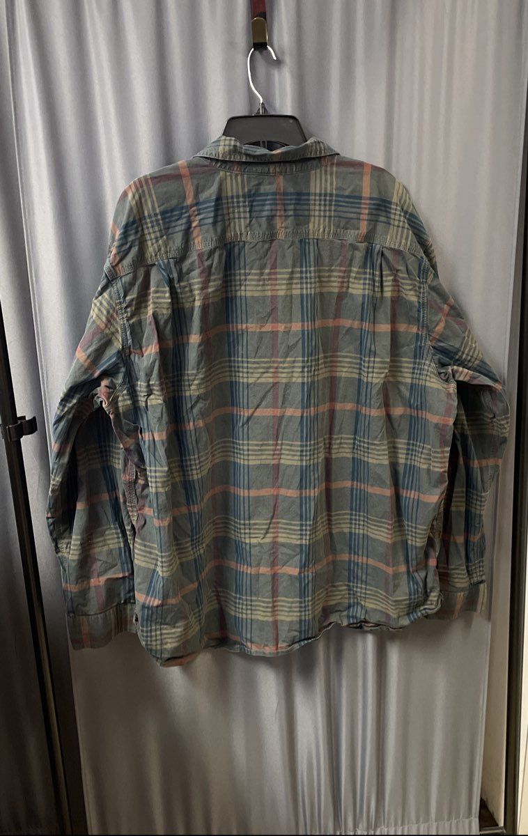 Carhartt Men's Green Plaid Rugged Flex Relaxed Fit Long Sleeve Shirt Sz 3XL