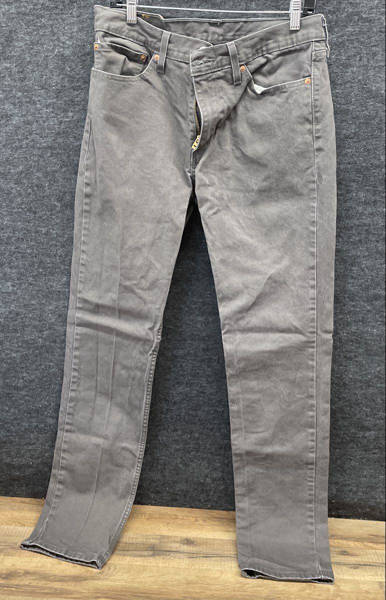 Levi's Men's 511 Slim Fit Gray Denim Jeans Size 34x34