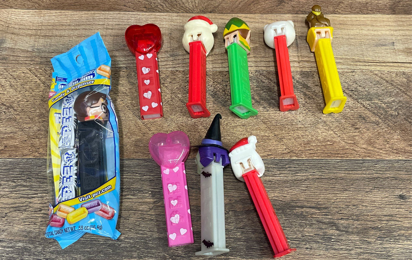 Pez Dispenser 15pc Lot Harry Potter Sealed Batman Disney Hello Kitty Holiday