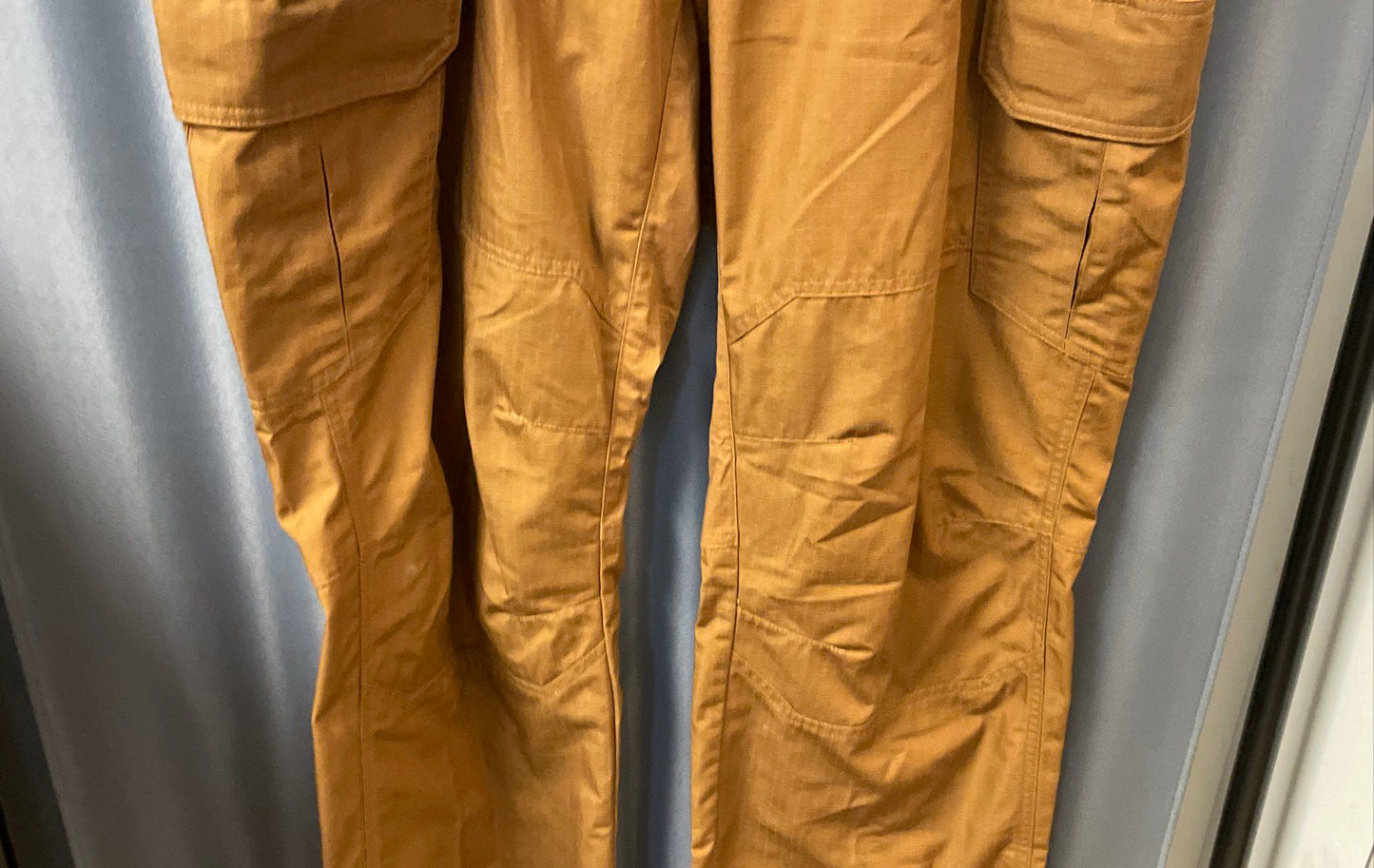 CQR Men's Tactical Tech Pants Copper Brown Ripstop Cargo Combat NWT Sz 42x32
