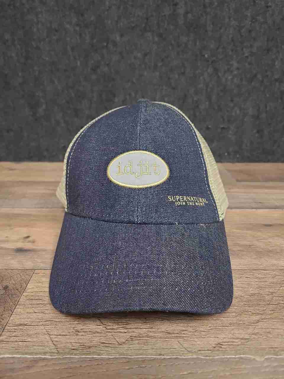 Supernatural Join The Hunt Idjit Denim Trucker Hat CultureFly NWT Sz OSFM