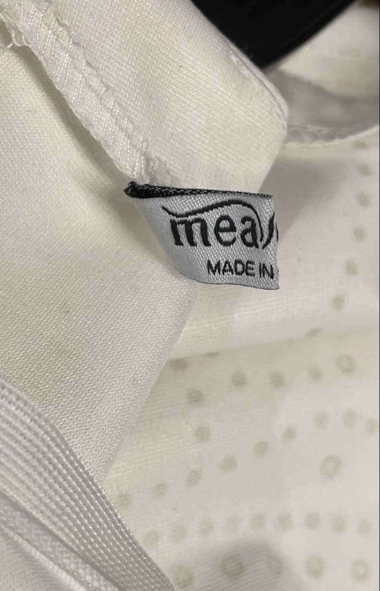 Meor Women's White Long Sleeve Metallic Studded Mock Neck Mini Dress Sz S