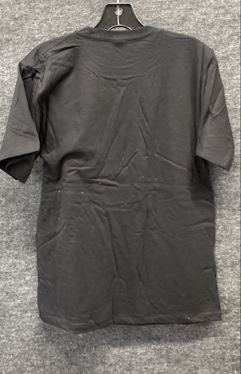 Pacific Youth Short Sleeve Black T-Shirts 10 Pack Cotton Crew Neck Sz L