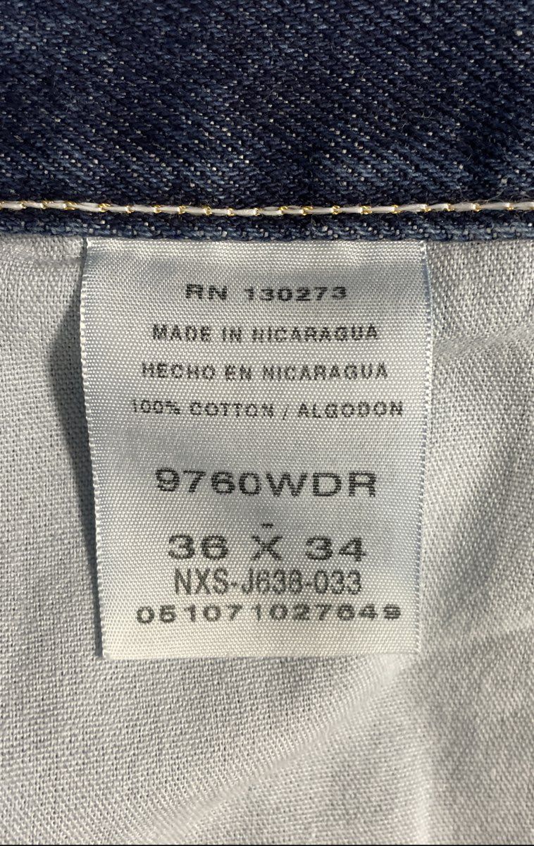 Wrangler Men's Blue Authentics Premium Quality Jeans 9760WDR Size 36x34