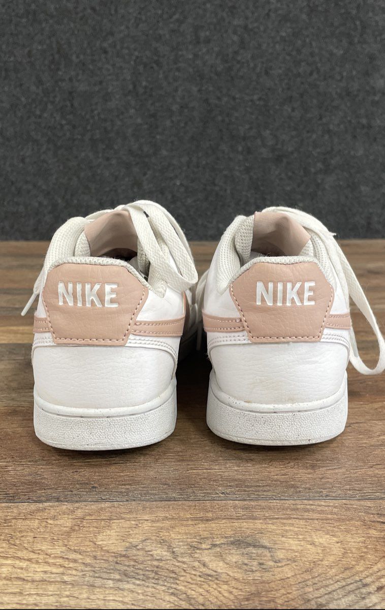 Nike Court Vision Low Next Nature White Rose Whisper Women's Sneakers Size 8