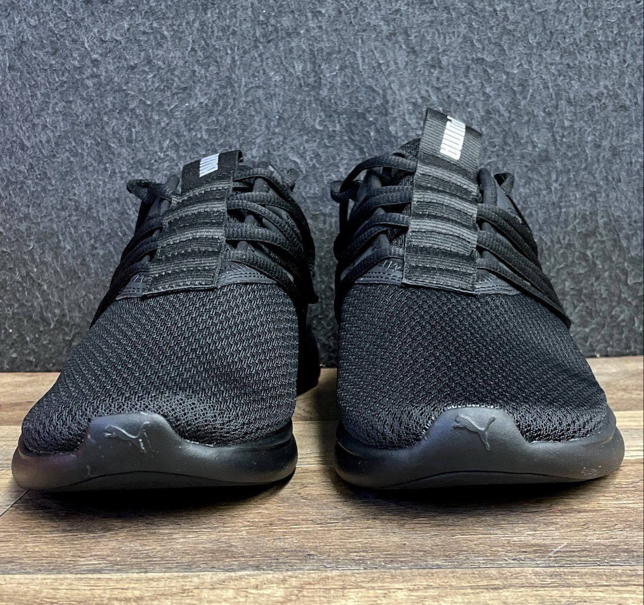 PUMA Softride Enzo NXT Triple Black Men's Running Training Shoes Size 10