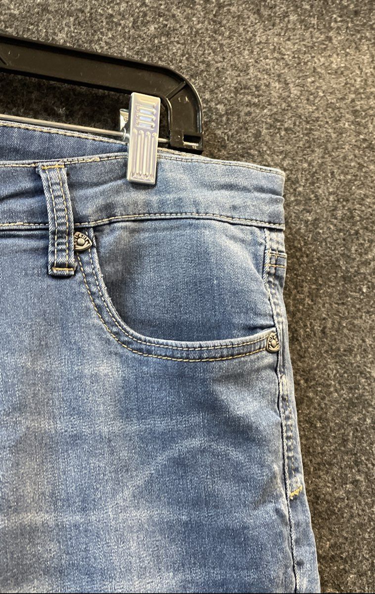 Kut from the Kloth Women's Blue Light Wash Skinny Denim Jeans Sz 14