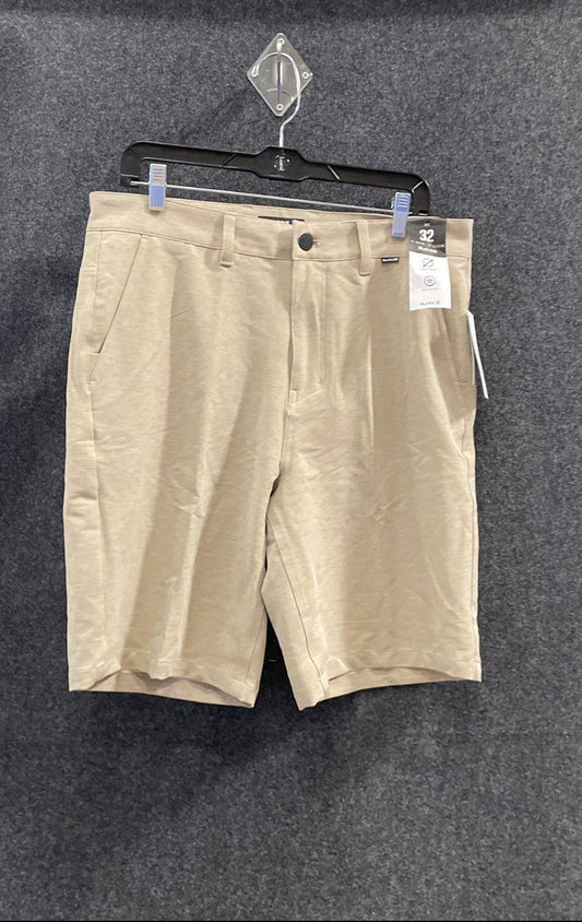 Hurley Men's Khaki Dri Cutback 21" Stretch Hybrid Walk Shorts Sz 32 NWT
